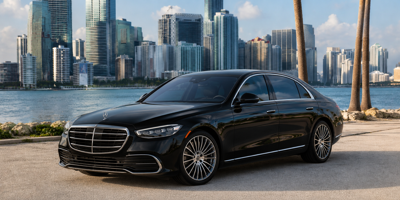Mercedes S580 chauffeur service Miami