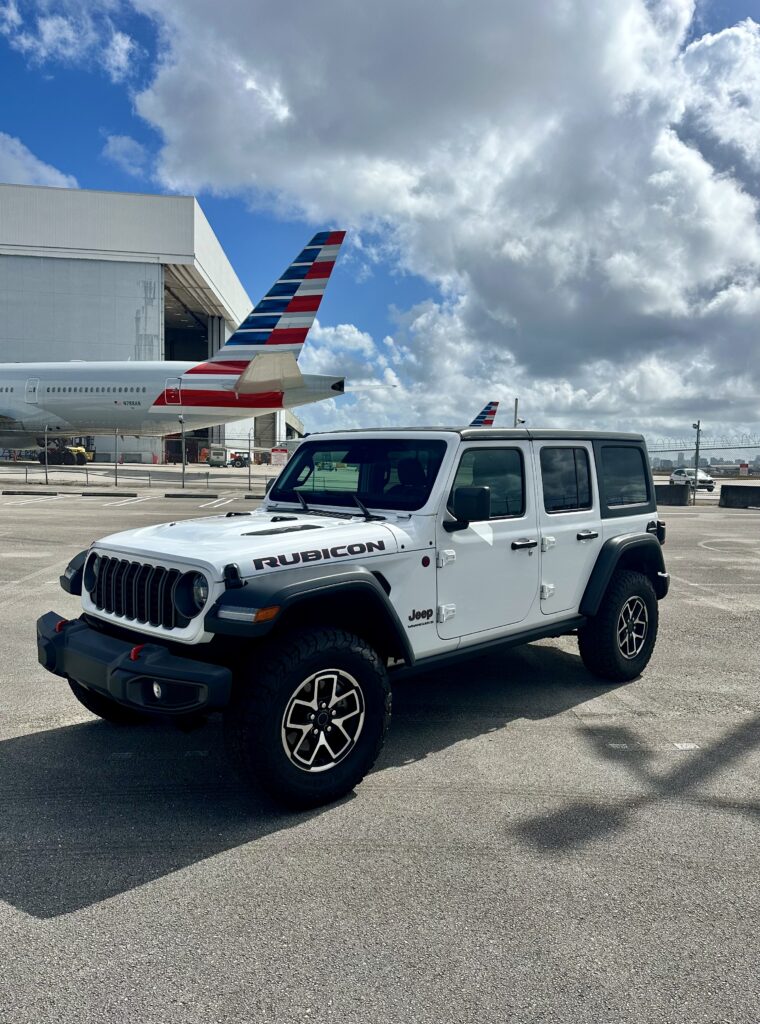 Jeep Rubicon rental Miami — Auto Boutique Rental delivery vehicle